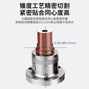 套筒内涨撑夹具法轴 EIWDX数控车床轴头内机内撑夹兰头后拉式