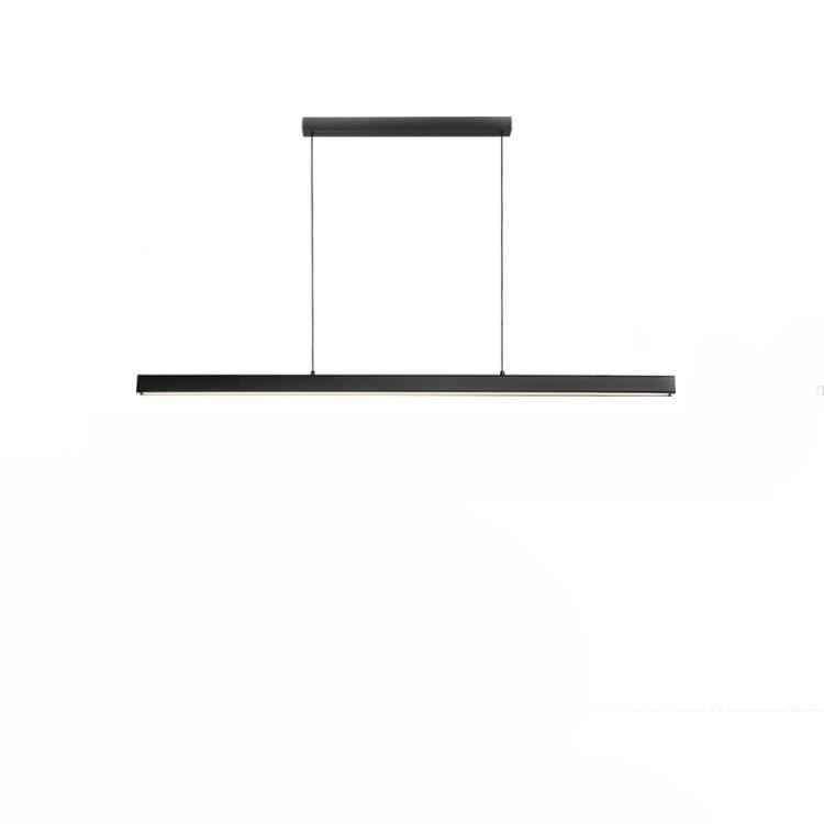 餐厅灯一茶室灯长具现代简约轻奢led条灯极144简吧台线形字餐厅吊