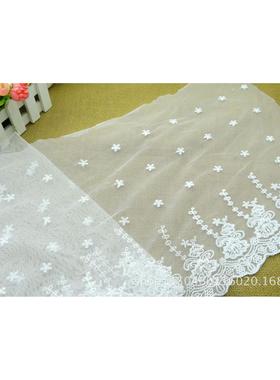 窗帘花边服装辅料配件绣花纱绣花边蕾丝花边50公分沙发