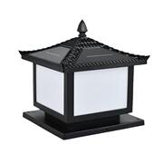 新款 太阳能柱头灯户外庭院别墅柱子灯大门两侧室外防水围墙门柱灯