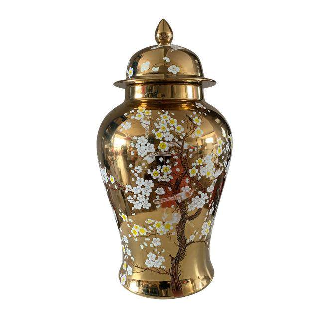 新中式家居饰品客厅陶瓷花瓶工艺品摆设罐子落地摆件样板房软装饰,橡塑材料及制品,工业陶瓷,淘宝优惠券,粉丝福利购,淘宝优惠卷