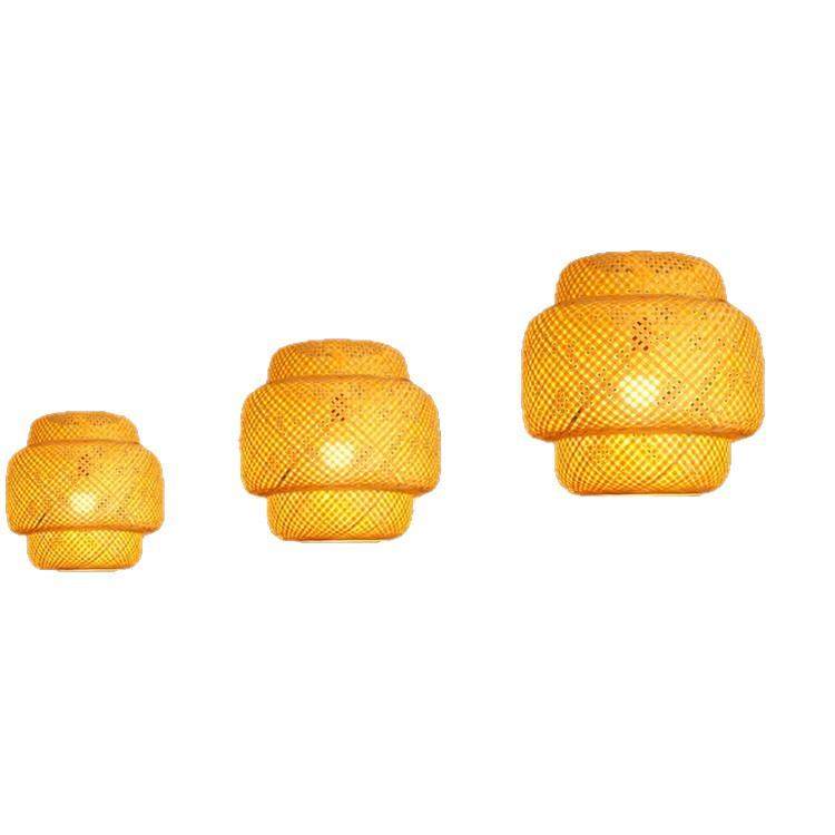 闻派餐厅竹编灯日式禅意茶室民宿书房灯罩新中式编织竹编吊灯藤编,家装灯饰光源,智能吊灯,淘宝优惠券,粉丝福利购,淘宝优惠卷