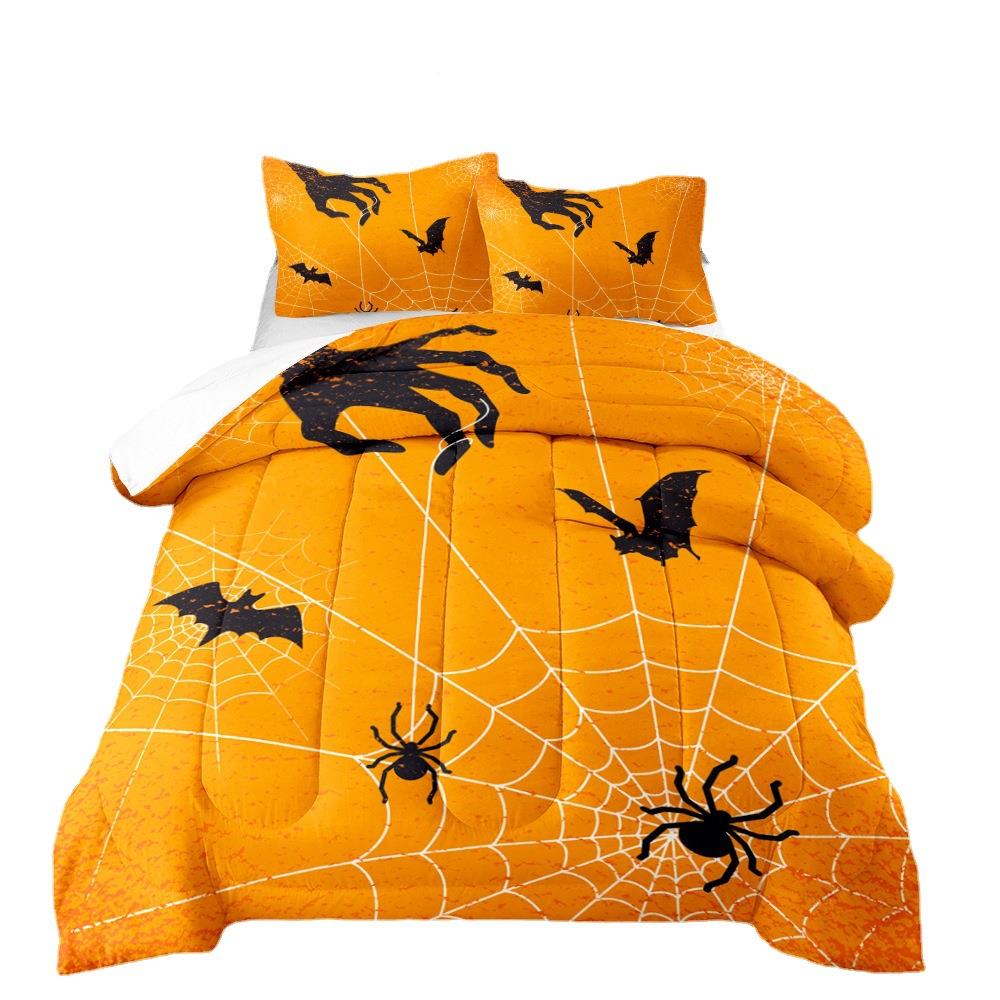 外万圣节被子幽胖被卡儿童被贸羽丝棉通Dbz数灵码印花被批