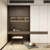 全屋定制衣柜卧室大容量榻榻米书桌现代简约开放式 衣帽间一体家具