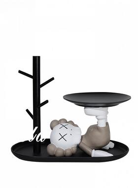 卡通可爱进门入户玄关柜放钥匙收纳摆件儿童房样板间餐柜软装饰品