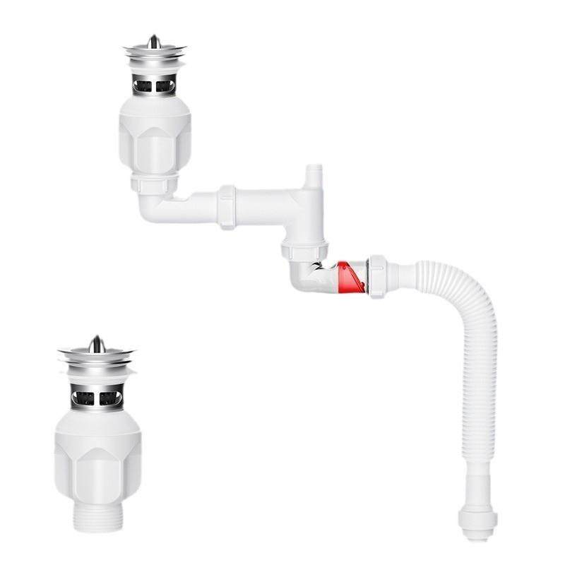 浴室陶瓷盆排水管阳台洗衣池防臭防堵防漏下水器弹跳翻板下水配件,家装主材,下水器,淘宝优惠券,粉丝福利购,淘宝优惠卷