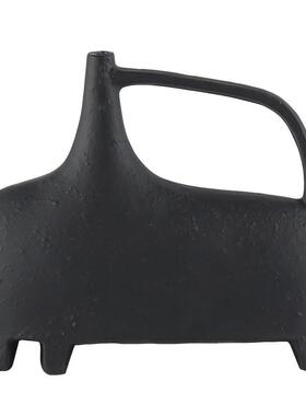 现代创意抽象插花花瓶摆件样板间客厅书房艺术感软装家居花器饰品