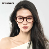 extrawork 科文特 高智感贵气板材眼镜近视光学防蓝光高清镜片