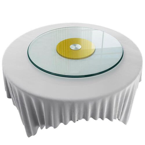 热销餐桌转盘家用圆桌钢化玻璃桌面旋转台转底座桌子大圆台面转桌