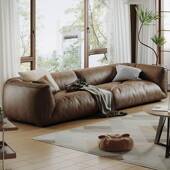 沙发一客厅小型意式 极简沙NOE发组户合沙发直排酒字馆沙发