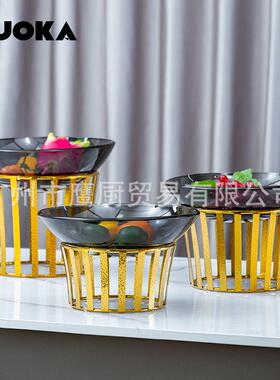 甜品台PHY示架冷蛋糕果托盘自助餐餐茶歇摆台不锈钢下午水茶点展