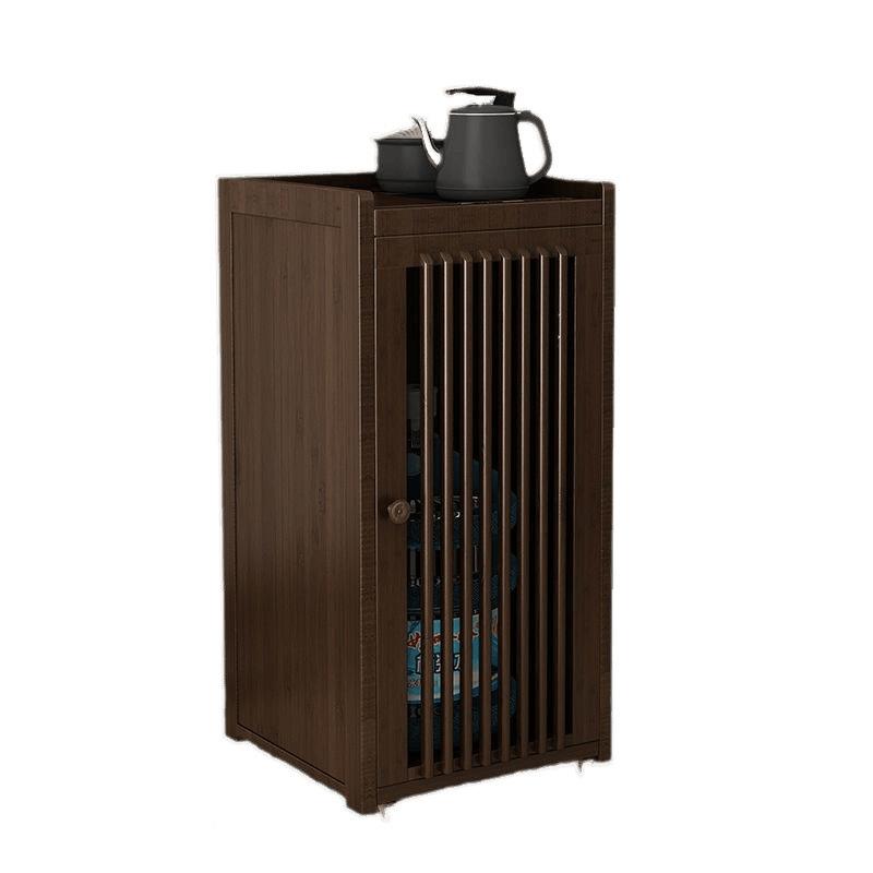 茶桌家用小茶台边柜侧实木茶吧茶几烧水泡壶一柜体水桶架无品牌/