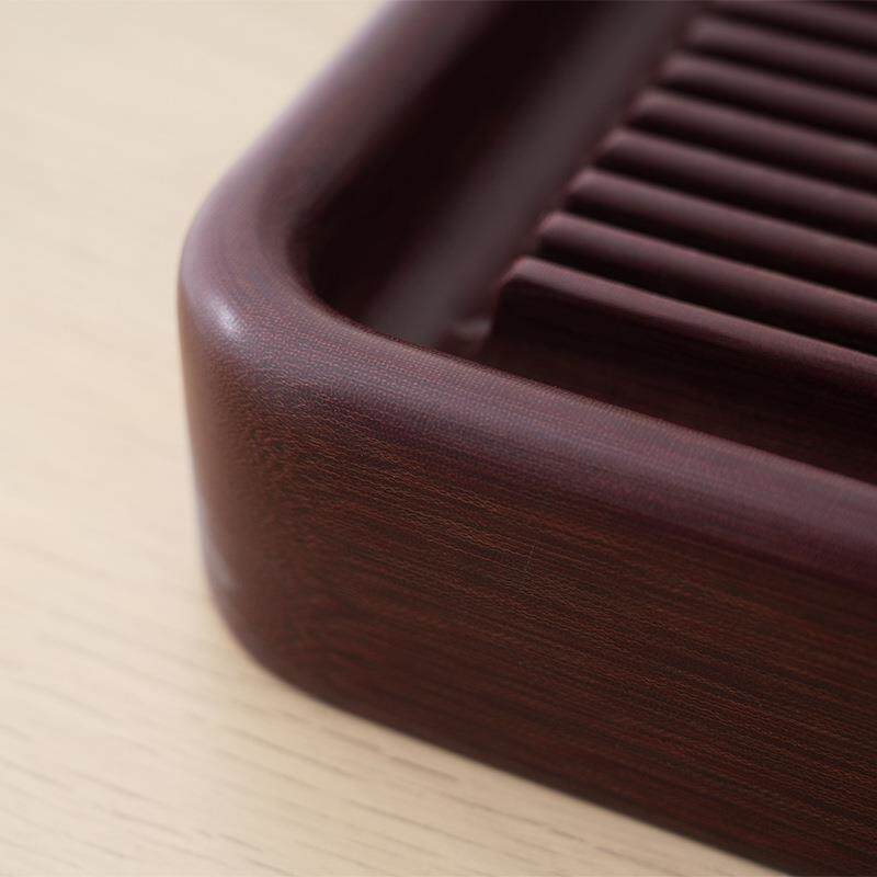 合昌汉唐红檀THF茶盘电木办公室方顺形功夫泡茶长台盘客厅托茶几