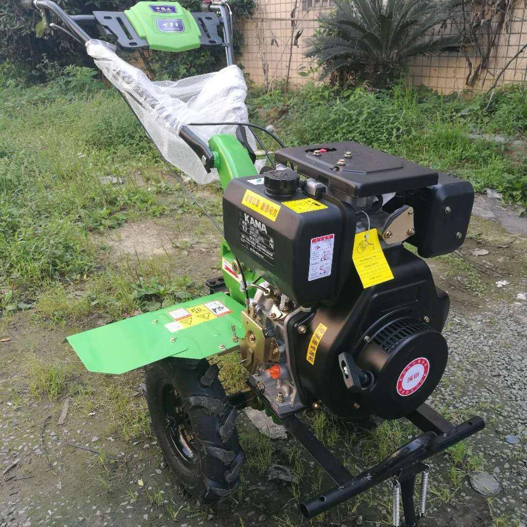 小型多功微柴耕机-1RLI78耕油微机-重庆6P马力柴油微耕机能工厂