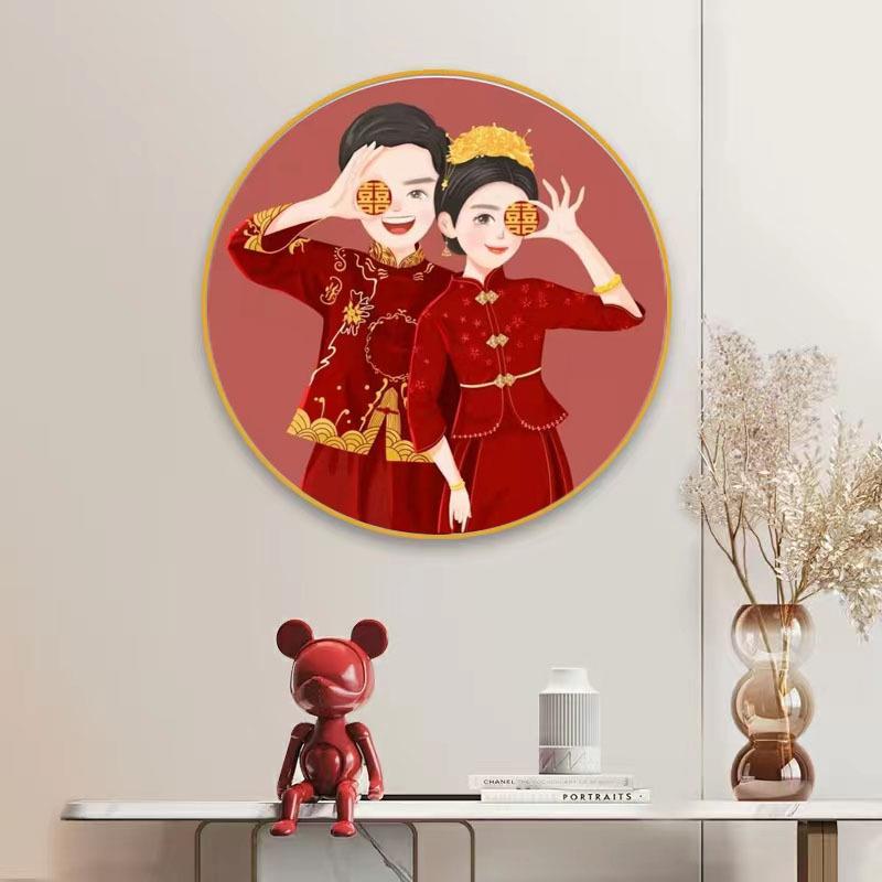 客20室25婚新款M675R4EQ十字绣线绣百喜图结系列送新人厅卧小件印