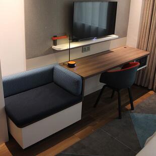 电视柜软包主柜题简易桌子储物柜酒店行馆718板式写字台子李宾精