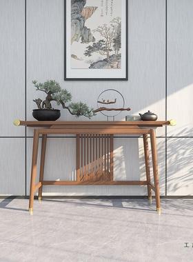 入正对门墙关户桌条案新中式玄关台玄关柜条几置靠玄物台玄关9822