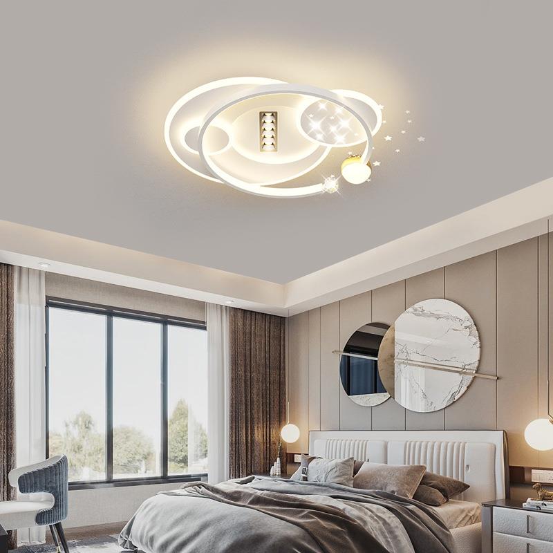 豪CEL华客厅薄吸顶灯全谱光眼主卧室吊灯具室内现代简约大气超节