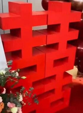 1.9米木双囍木头双红囍囍字木质双囍双囍oubleh无品牌/adpp实ines