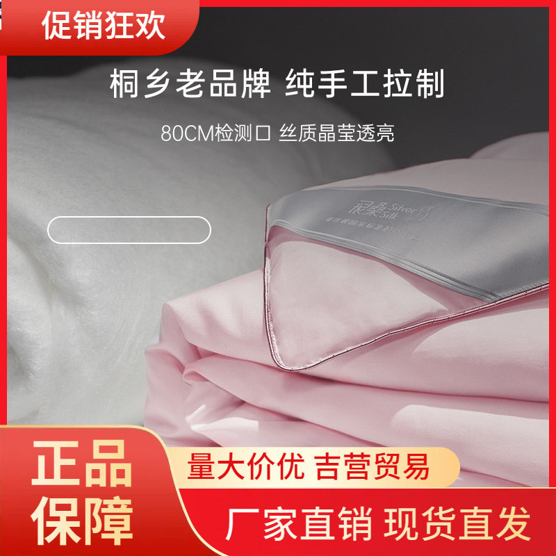 V45O桐乡手工蚕丝子母被