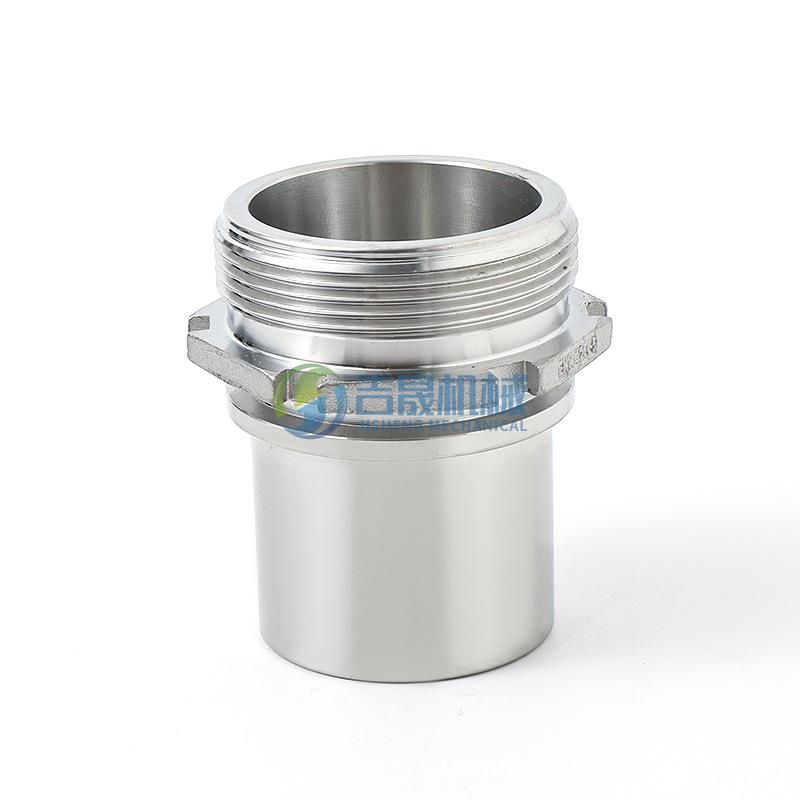 EN不4140-5接头锈钢外螺软管接2头槽罐车配件外丝比DIM塔接头