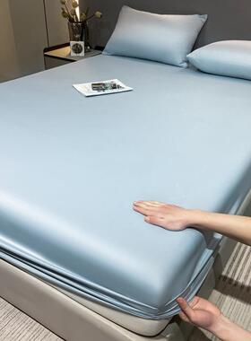 新款A类全棉单床床笠床笠简约纯色学宿舍品单人罩家用双人白色生