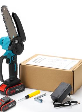 20锯4新款2电链锯电动修枝剪伐木锯手持SSG式便锂携园林工具6寸电