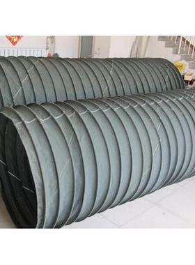 架白色耐磨帆布软HEC连接、衬内价钢丝骨软连接格厂家