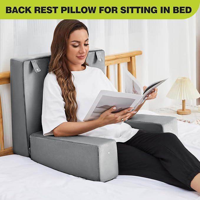 记忆品牌/棉沙读发靠枕床上沙发阅小枕靠多功能靠背床头组合沙发