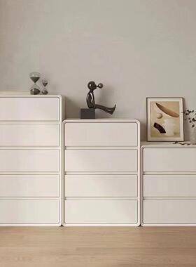 实木五柜斗柜免白色奶油EWO斗柜现客厅多层储物柜简约代卧室安装