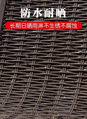 外带伞三件套桌椅椅组合花园阳台户室AVK外露藤天庭几院休闲小茶