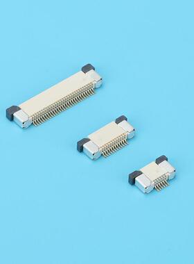 0.5A-S-nPWB-JFFC/PC连接器1.0接/0.5M-M间OQJ距上接下F翻盖下接