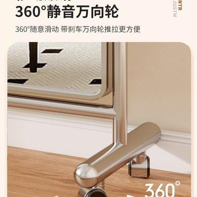 高YPB清全身地镜高显瘦穿衣家蹈用落镜拱形显可移动网红拍照舞镜