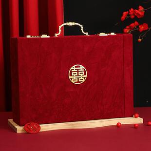 订婚礼钱盒子礼金箱结婚现彩金聘俊咎#894箱礼码彩礼聘金密盒