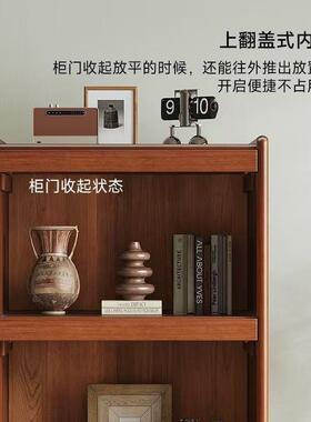 实木中古斗柜四叶草日式发客储厅沙边柜FDZ小型卧室靠墙物收纳户