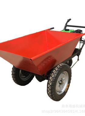 家用小型力运车汽油翻WMW搬斗动车建筑场工地农汽油斗车推车