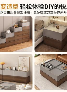 床头柜替代品AWK卧室柜型纳子家用小户型储物收柜家用创小意置物