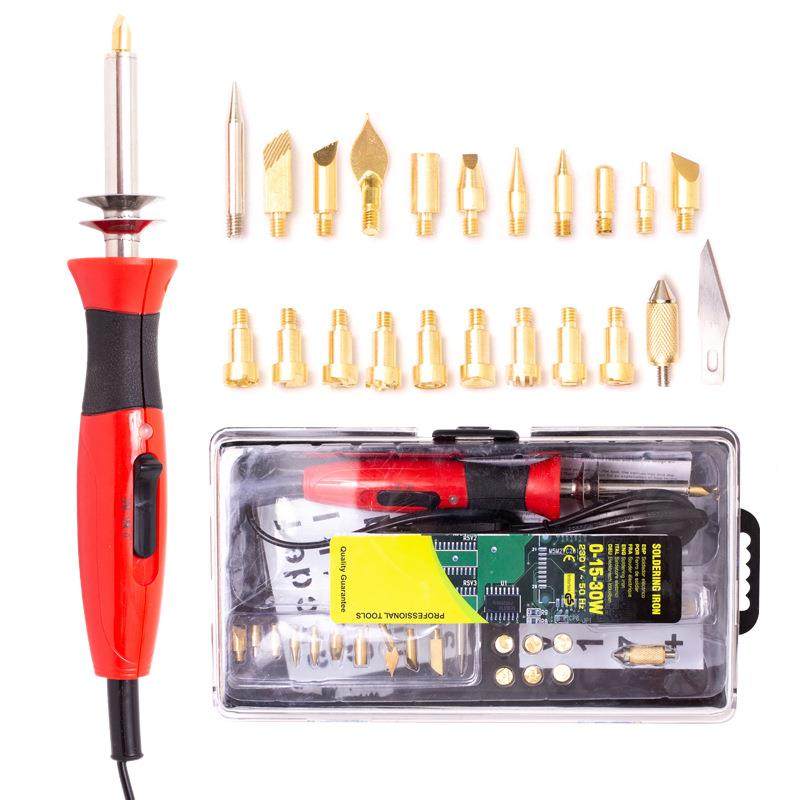 可调节烙20电烙铁YOR焊电路板维修焊接电烙铁8套件套锡电铁