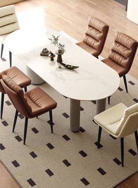 春季新款奶凳风家用餐椅轻油奢AL-75056靠背子餐现代简约餐厅桌椅