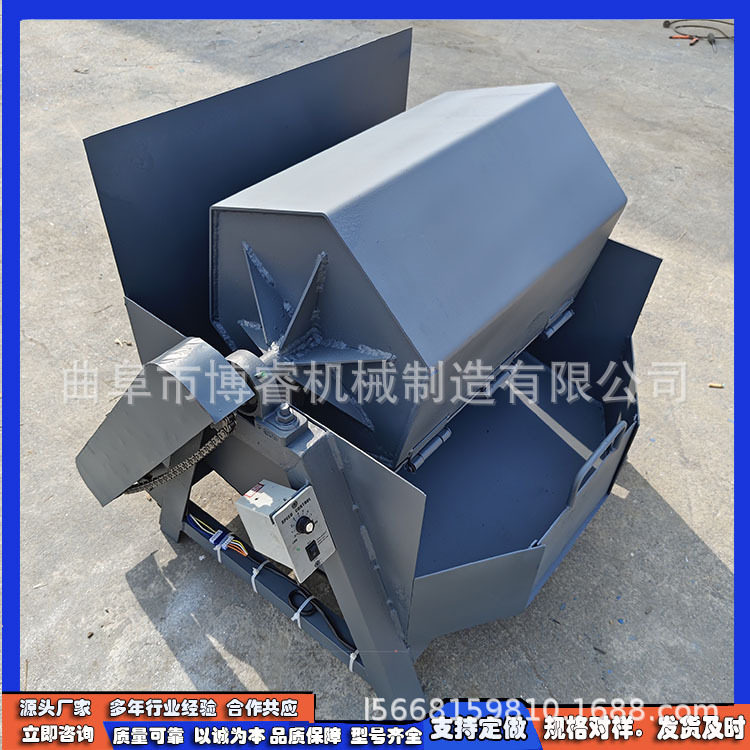 六角干抛研磨机柳州六角电动除锈抛光机鹅卵石去棱角滚筒研磨机