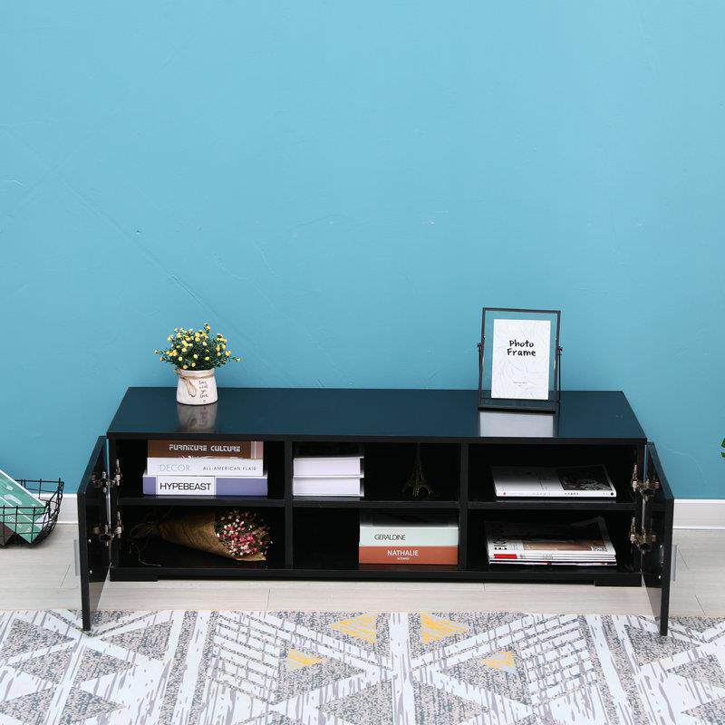 简听约风格时尚客厅视LFS柜现多功能储物代视听柜可家居整理柜