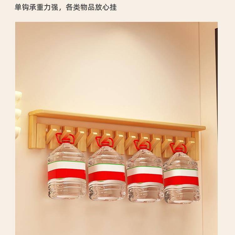 挂衣琴架入户门墙上壁JXY挂带板打孔墙上卧室创玄关实木钢意键挂