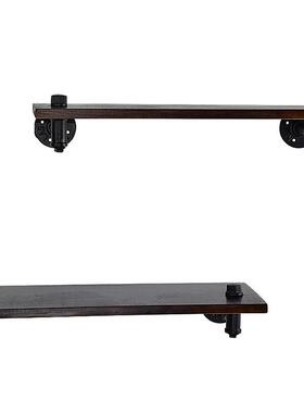 JS-63589工业风厅loft置物架铁艺上墙客式搁板办公管室卧室水收纳