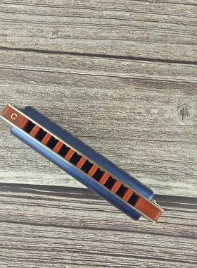 东方T008KT008K鼎十孔蓝调鲁斯口琴0孔入门初学者布练1习