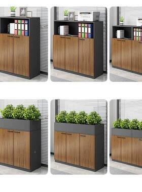 柜文件办公室档案gjf资料柜收纳置物储物柜书花柜槽柜子