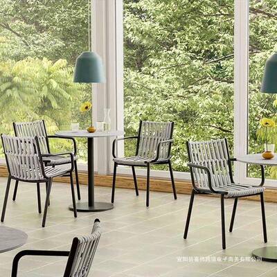 户外桌庭院LGHPZY-0阳椅台藤编椅藤民三件套设计师宿酒店外摆餐厅