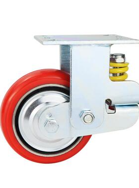 重U型业设备弹减震铁芯圆弧P轮加厚铁芯聚氨酯簧静音抗压工耐QXX