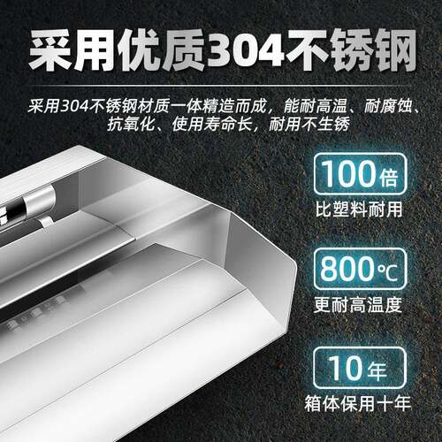 H锈ASE不钢瀑布出水304瀑布口鱼鸭嘴配件假山水帘庭院水景造景墙