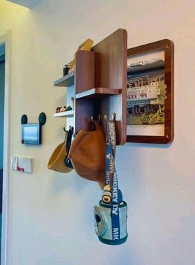 电表箱遮挡装饰能画装饰打孔电箱功挂CUA配画置物架铝合金遮多挡