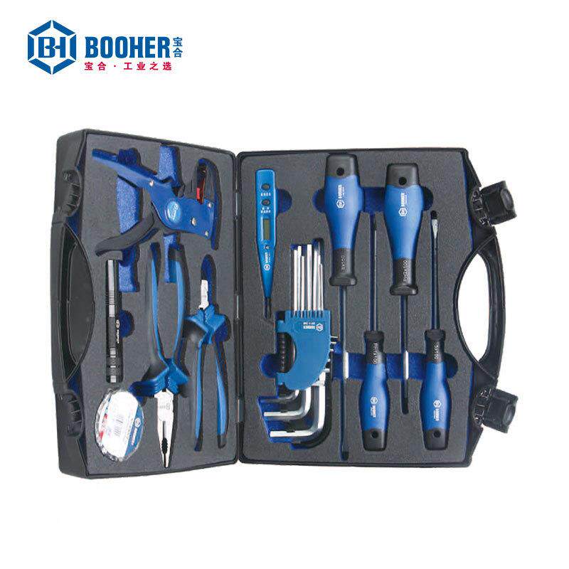 Boo组her17件工业级电工维修套手螺动丝批装套家用工AL-64279具套
